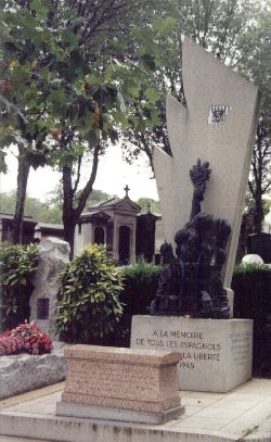 Le monument du P&egrave;re Lachaise